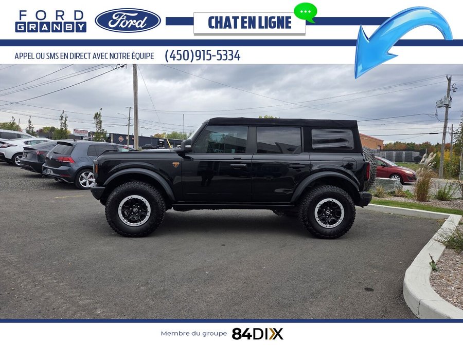 Ford Bronco Badlands SASQUATSH 2021 Noir