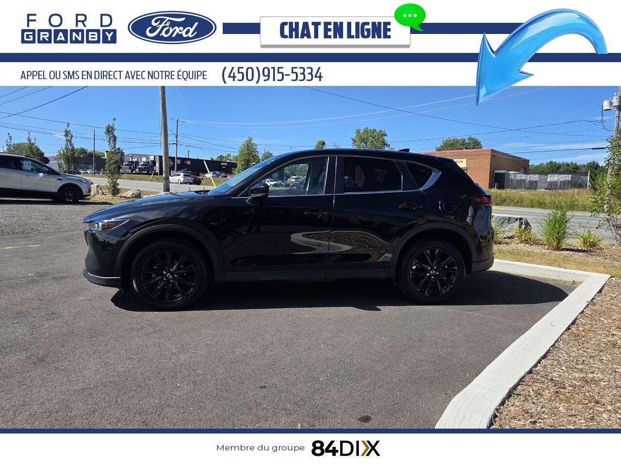 Mazda CX-5 2022 Noir Granby - photo #3