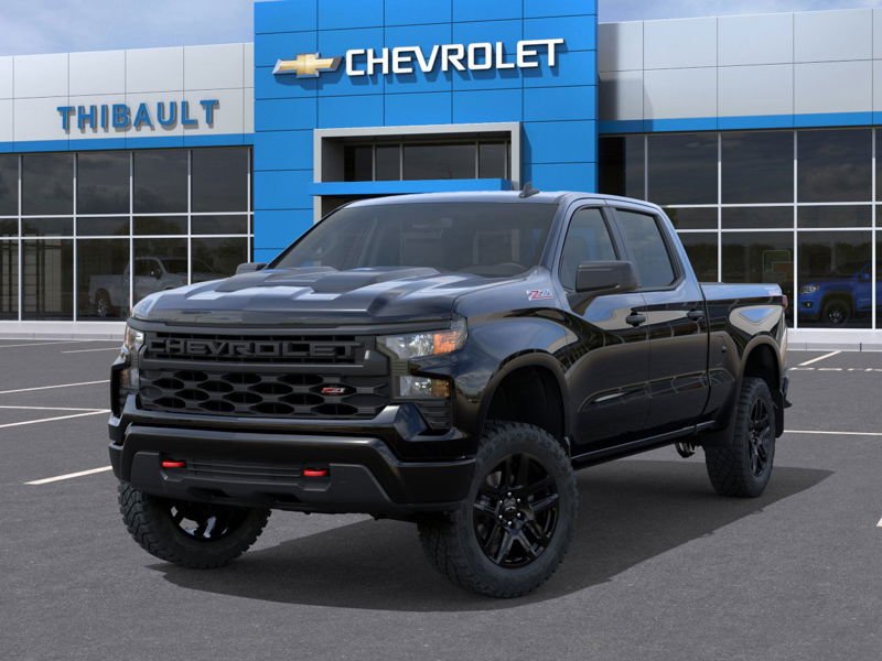 CHEVROLET Silverado 1500 Custom Trail Boss cabine multiplace 4RM 157 po 2026 Noir Sherbrooke - photo #5