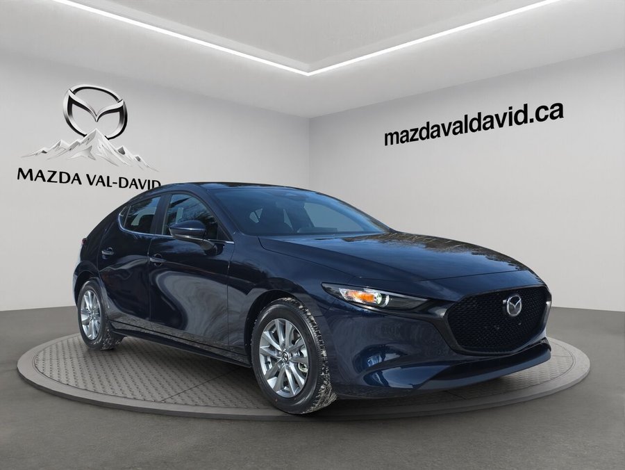 2025 Mazda Mazda3 Sport Automatique, tout équipé, sièges chauffants, caméra de recul fwd Deep Crystal Blue Mica