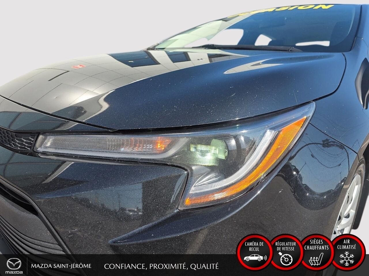Toyota Corolla LE CVT 2023 Noir Saint-Jérôme - photo #1