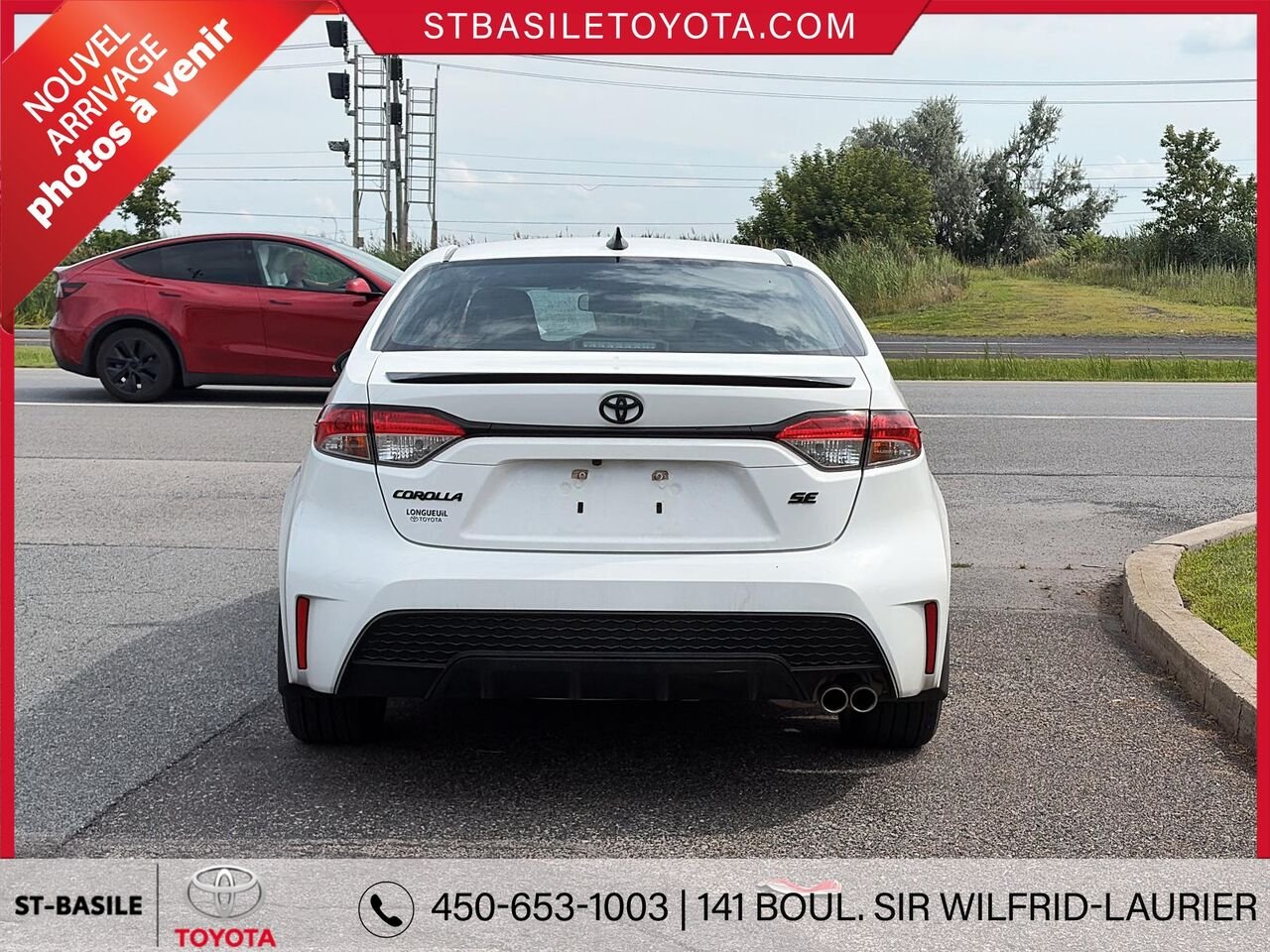 TOYOTA COROLLA 2021 Blanc Saint-Basile-le-Grand - photo #2