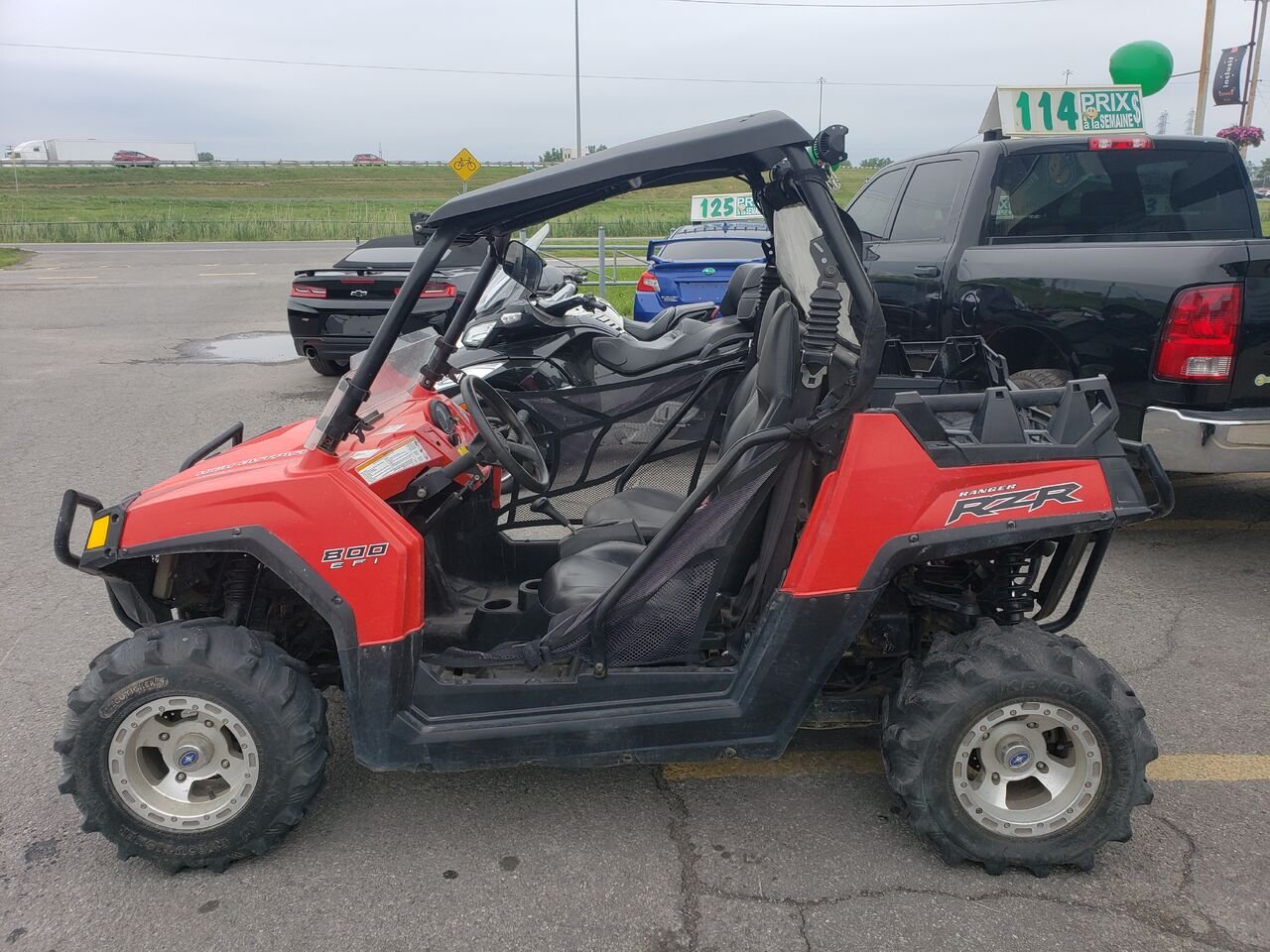 2012 polaris rzr Red  - photo #3