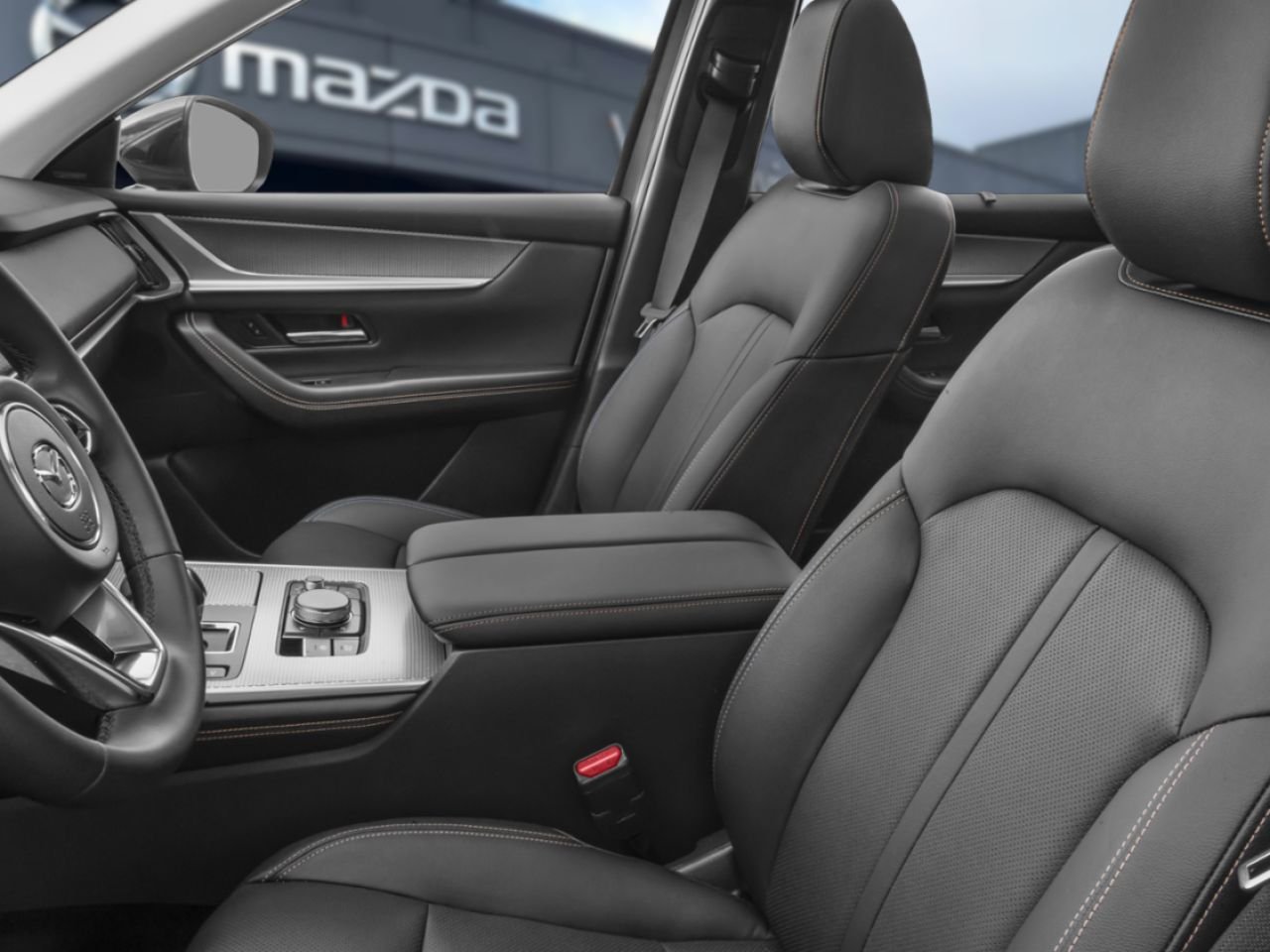 2026 Mazda CX-90 hybride léger GT TI, 7 PASSAGERS, BANQUETTE, COMMANDE AU VOLANT Blue Val-David - photo #7