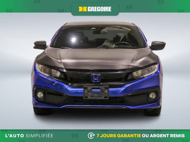Honda Civic 822259 | Sport AUTO AC CUIR TOIT GR ELECT MAGS CAM RECUL BL 2019 Bleu Laval - photo #1