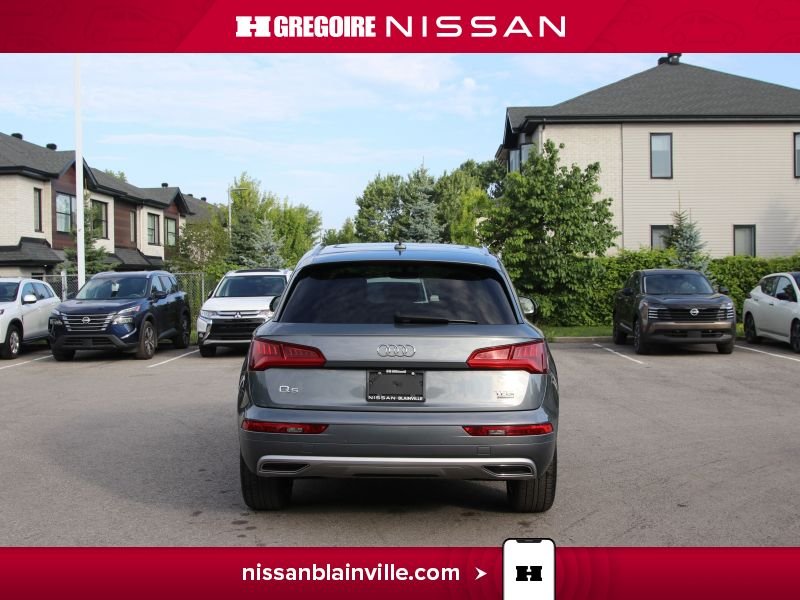 Audi Q5 BA6173 | PROGRESSIV TFSI BLUETOOTH BANCS CHAUFFANTS CUIR CA 2018 Gris Laval - photo #7