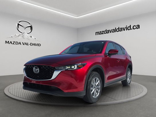 Mazda CX-5 Gs, awd, sièges, volant et rétroviseurs chauffants, hayon électrique 2025 Rouge vibrant cristal métallisé