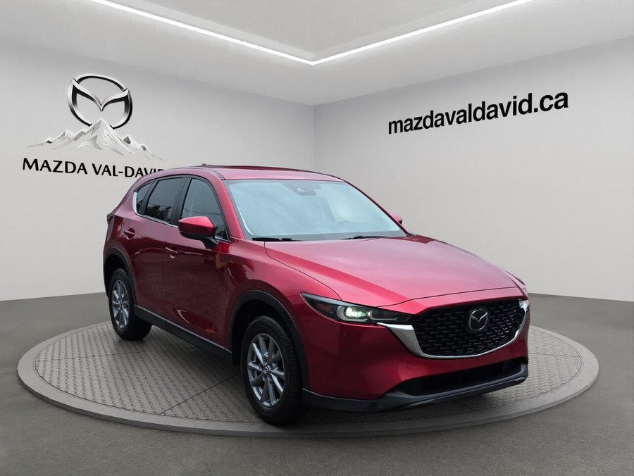 2022 Mazda CX-5 GS AWD, Volant chauffant, Sièges en cuir, Bluetooth Red