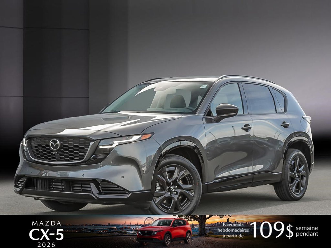 2026 Mazda CX-5 JM3KMCHA2T0191024 Machine Grey Metallic Mirabel - photo #0