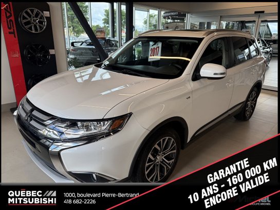 2017 Mitsubishi Outlander SE AWC, 7 passagers, Démarreur à distance White