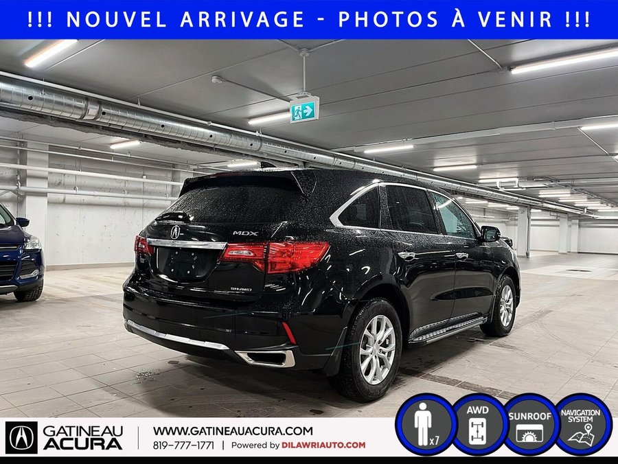 Acura MDX *** UN PROPRIO + CLEAN CARFAX *** 2018 Noir