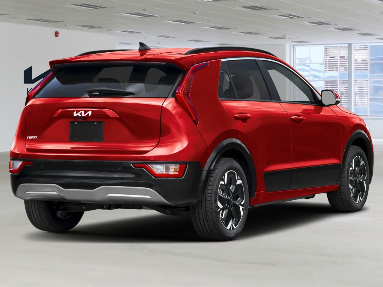 Kia Niro électrique 2026 Rouge flamboyant Thetford Mines - photo #2