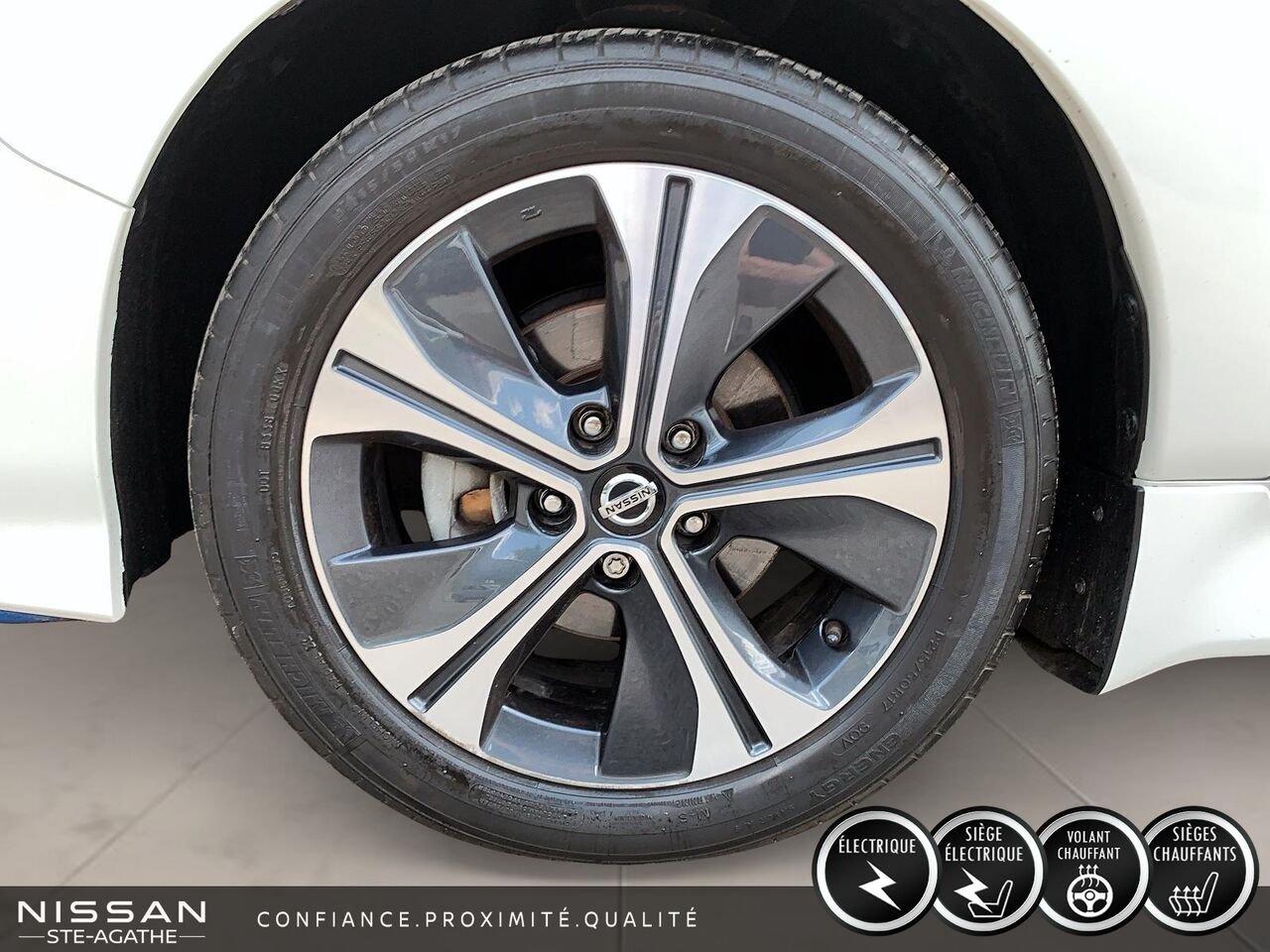 Nissan LEAF 2021 Blanc Saint-Jérôme - photo #6