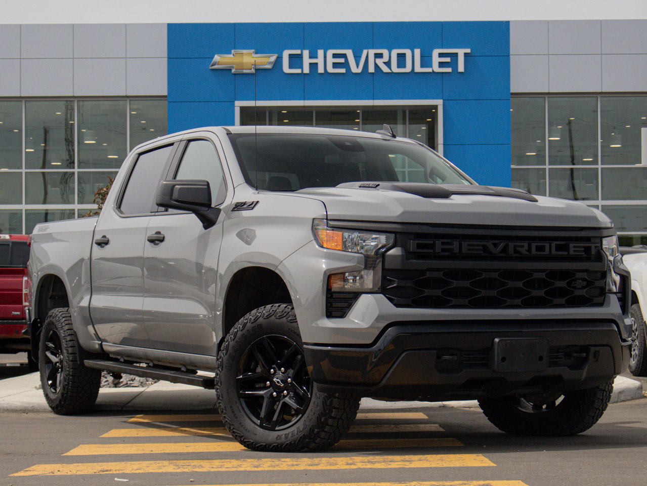 2024 Chevrolet Silverado 1500 4WD Crew Cab 147 Custom Trail Boss Grey Sherwood Park - photo #13