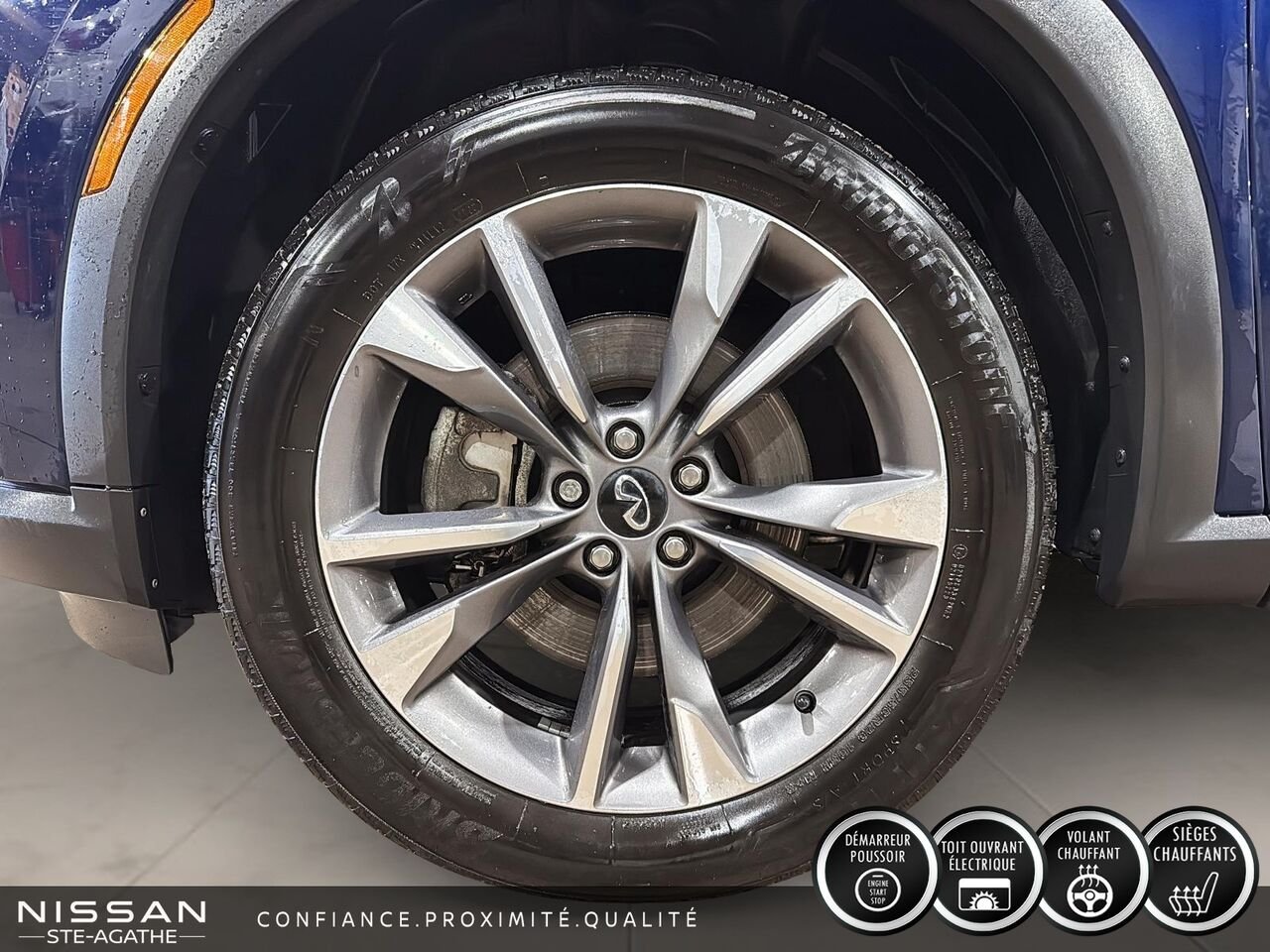 INFINITI QX60 LUXE|TOIT| CUIR| CARPLAY 2024 Bleu Saint-Jérôme - photo #6