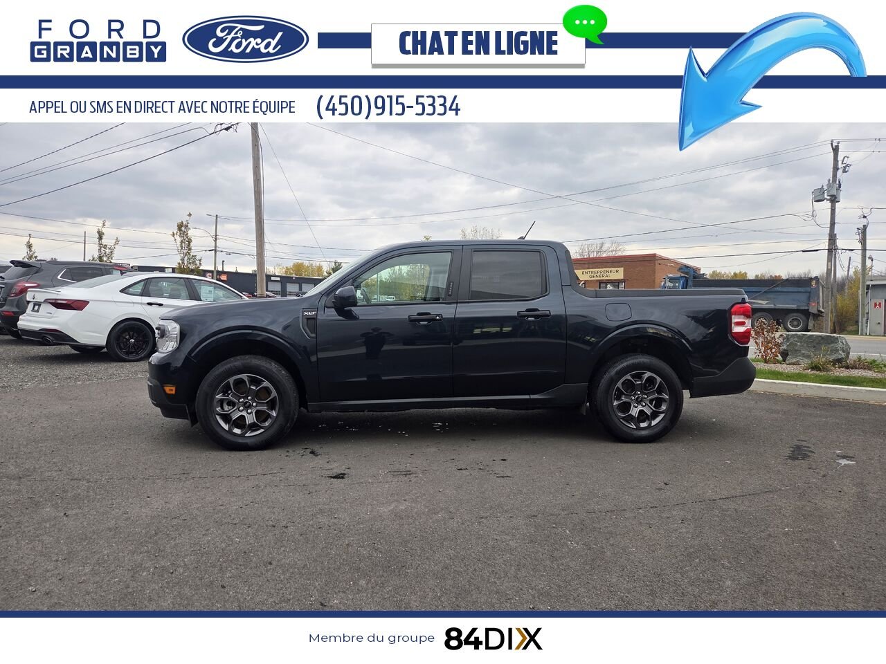 2022 Ford Maverick Blue Granby - photo #3