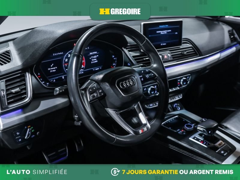 Audi SQ5 729773 | Technik AWD AUTO AC CUIR TOIT NAV MAGS CAM RECULE 2019 Gris Laval - photo #11