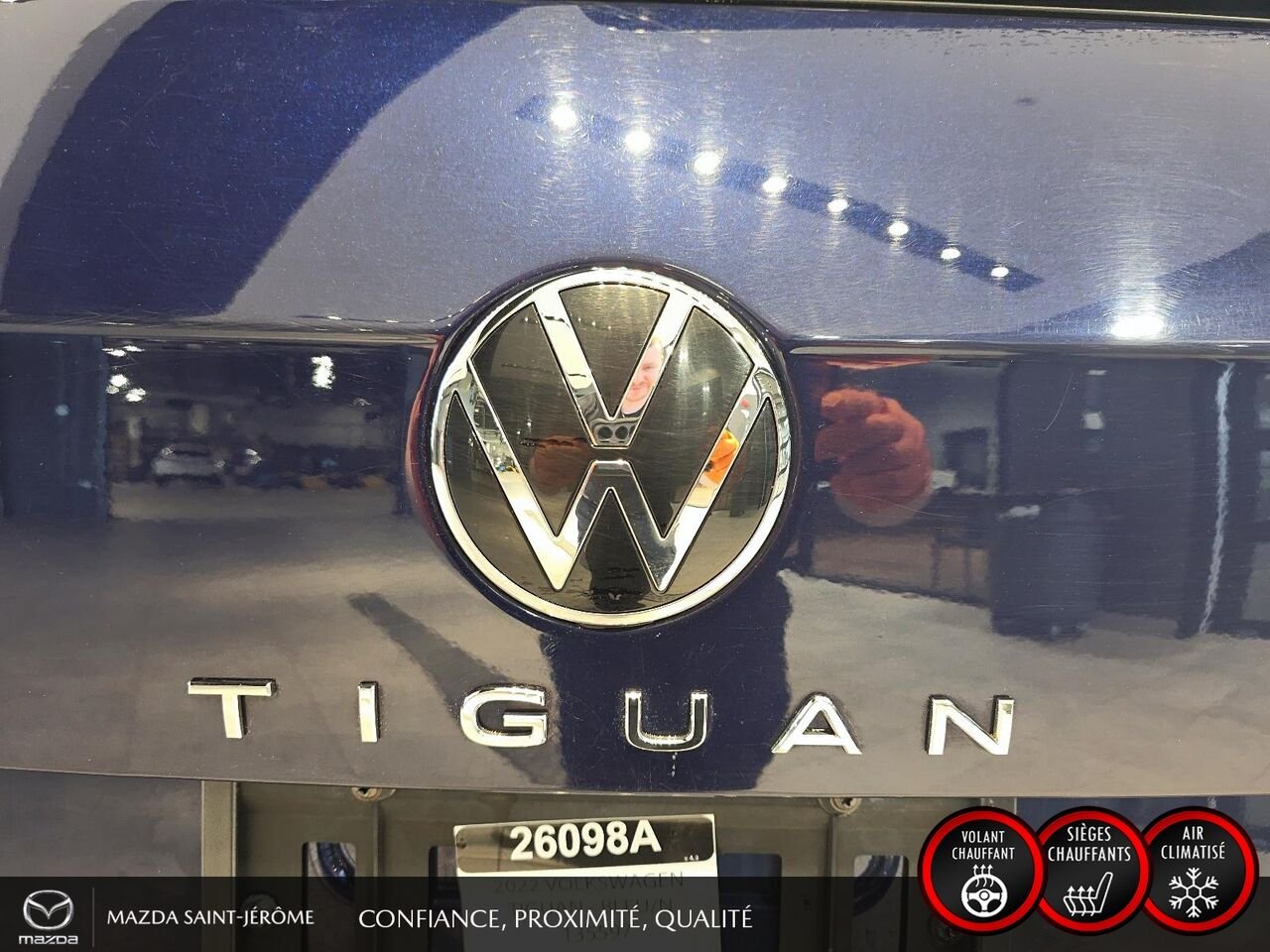Volkswagen Tiguan 2022 Bleu Saint-Jérôme - photo #7