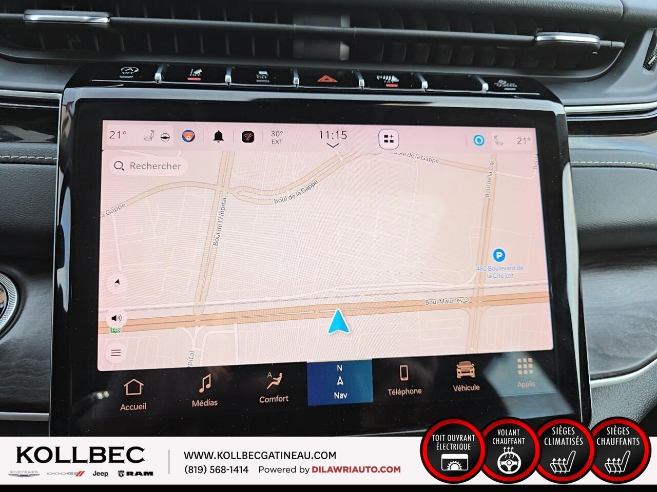 JEEP GRAND CHEROKEE 26561 | Limited 4x4 2023 Noir Gatineau - photo #3