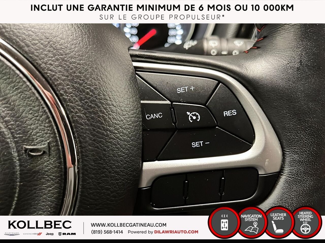 JEEP COMPASS Limited 4x4 2018 Blanc Ottawa & Gatineau - photo #9