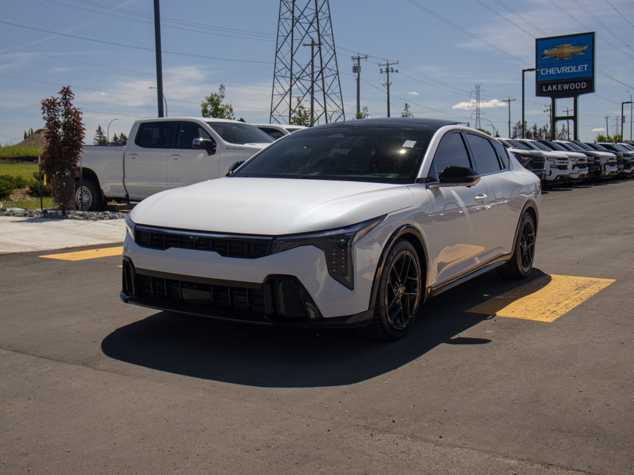 2025 Kia K4 GT-Line Turbo FWD White Sherwood Park - photo #3