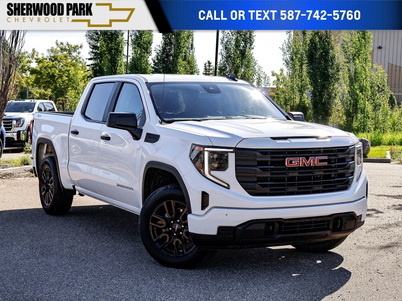 2024 GMC Sierra 1500 4WD Crew Cab 147 Pro White Sherwood Park - photo #0