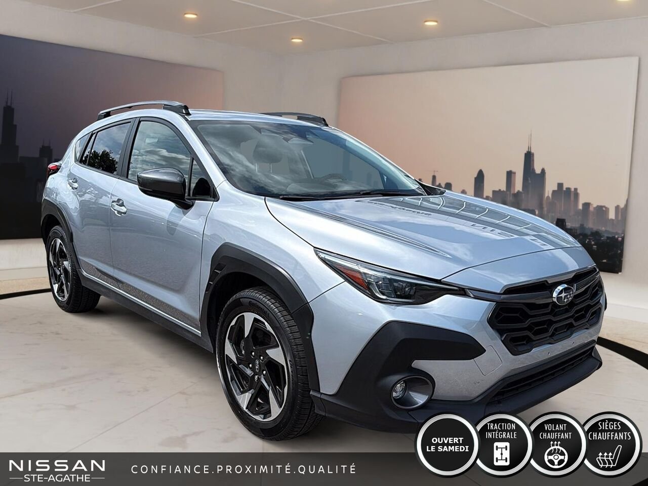 2024 Subaru Crosstrek Silver Ste-Agathe des Monts - photo #2