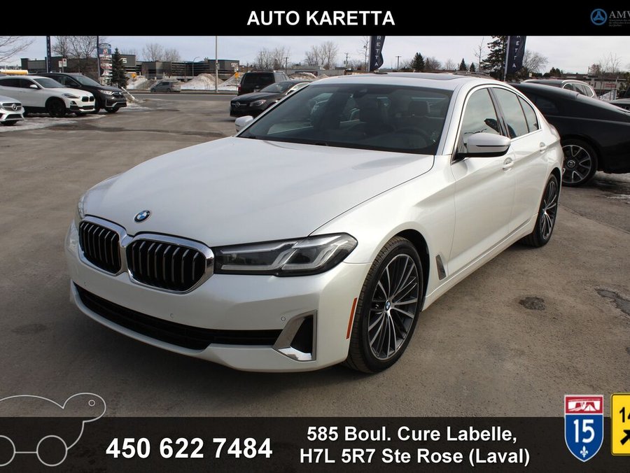 BMW 5 Series 2021 2021 Blanc