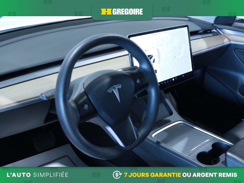 Tesla Model 3 821918 | Standard Range Plus AUTO AC CUIR TOIT NAV CAM RECU 2021 Blanc Laval - photo #11