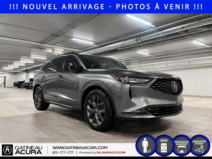 Acura MDX *** UN PROPRIO + CLEAN CARFAX *** 2023 Gris