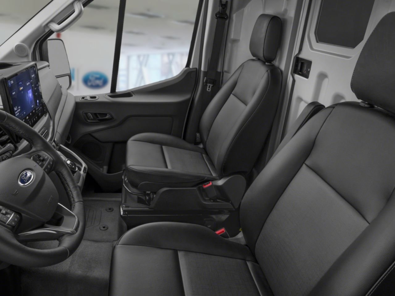 Ford E-Transit fourgonnette utilitaire T-350 PA TOIT MOYEN 148 PO PNBV DE 9 500 LB 2025 Blanc Oxford Châteauguay - photo #10