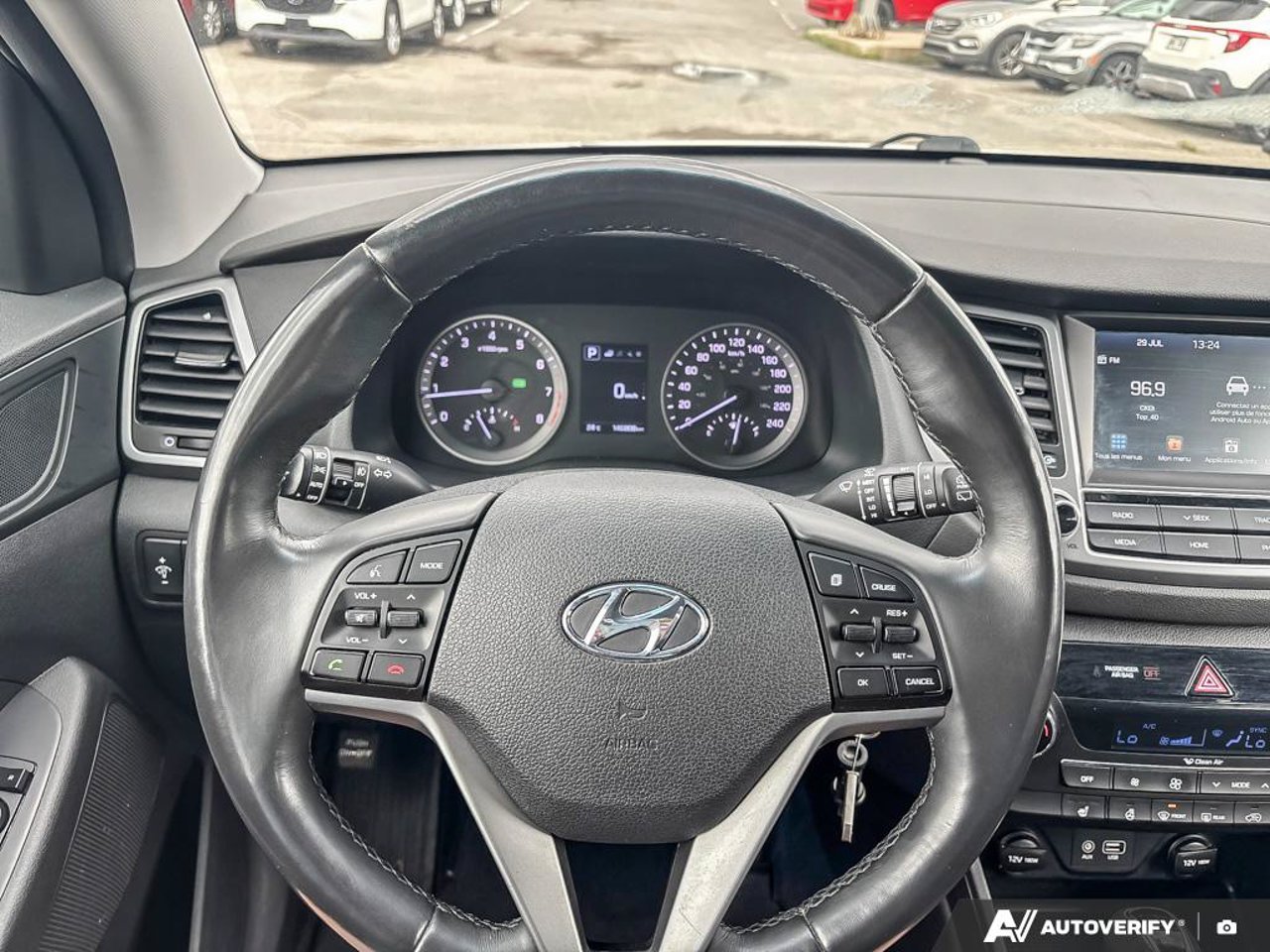 Hyundai Tucson KM8J3CA42JU790048 2018 Gris Mirabel - photo #16