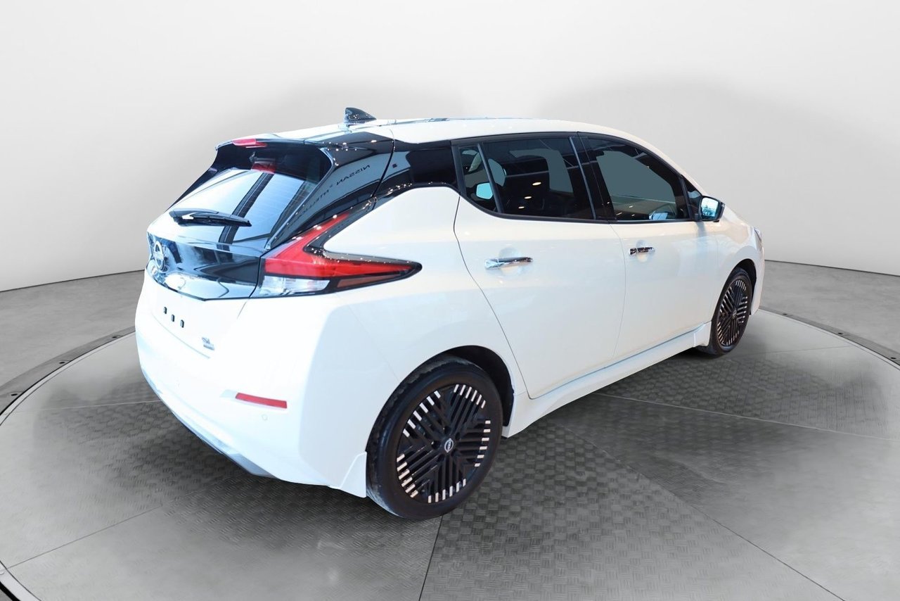 2023 Nissan LEAF VIN 1N4CZ1DV2PC554251 White Chicoutimi - photo #4