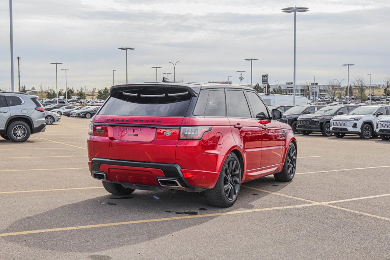 2022 Land Rover Range Rover Sport V8 Supercharged Autobiography Dynamic Red Sherwood Park - photo #8