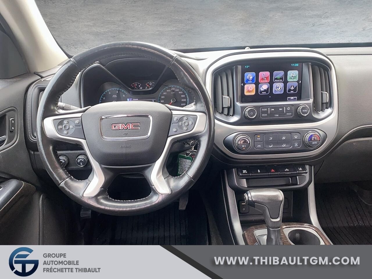 GMC CANYON SLE SLE cabine multiplace 4RM, 140,5 po 2017 Blanc Montmagny - photo #9
