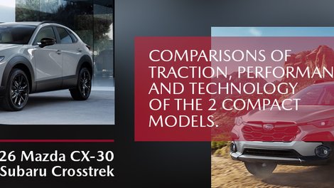 2026 Mazda CX-30 vs 2026 Subaru Crosstrek: Which Compact SUV Should You Choose on Montreal’s South Shore?