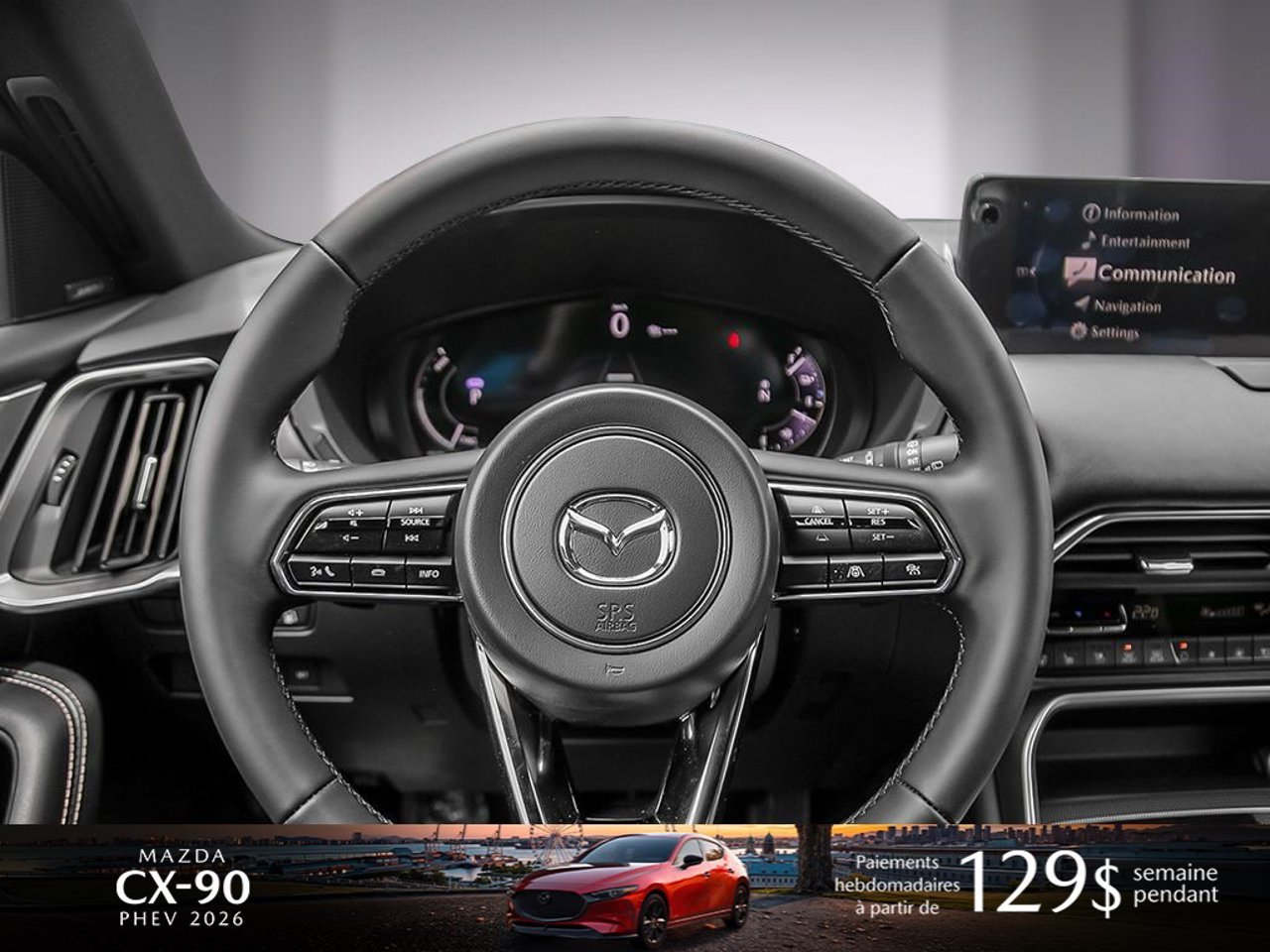 2026 Mazda CX-90 PHEV JM3KKDHAXT1399772 Deep Crystal Blue Mica Mirabel - photo #10
