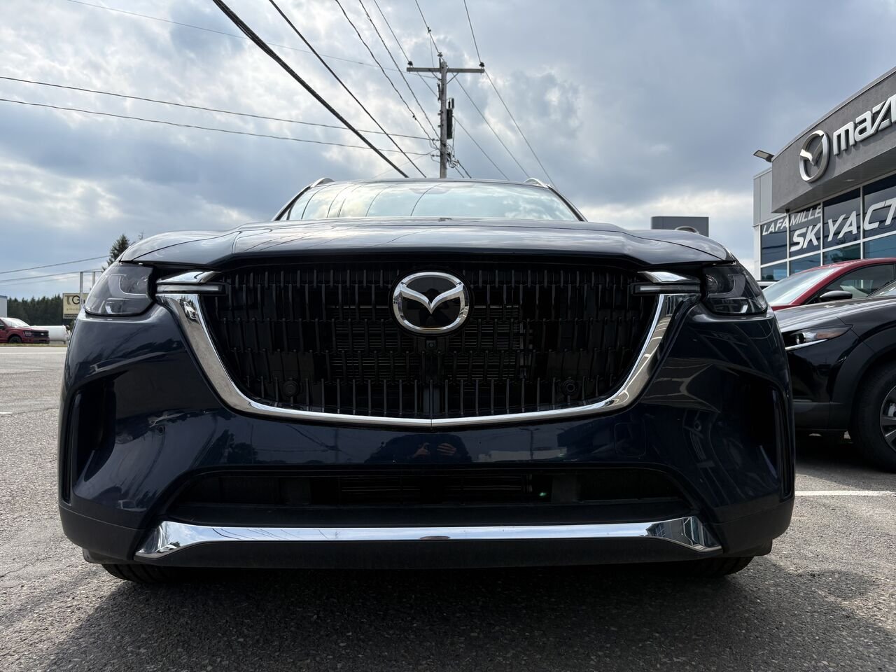 MAZDA CX-90 hybride rechargeable GT TI 2026 Bleu cristal foncé mica Montmagny - photo #1