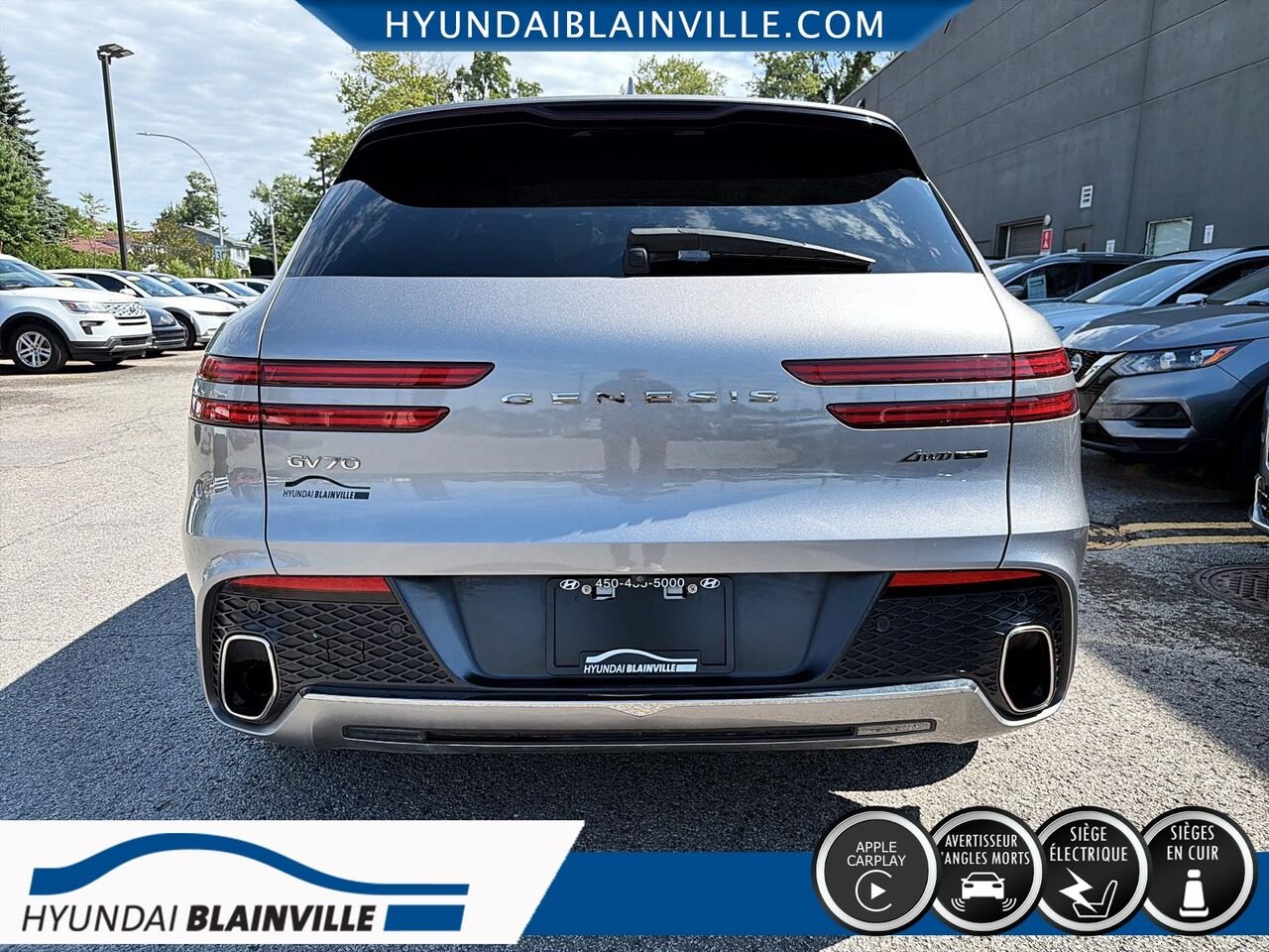2022 Genesis GV70 Silver Blainville - photo #4