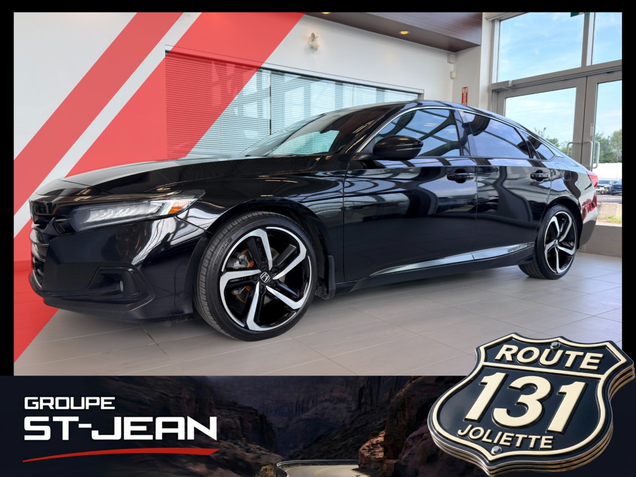 Honda Accord Sedan 2022 Noir Notre-Dame-des-Prairies - photo #0