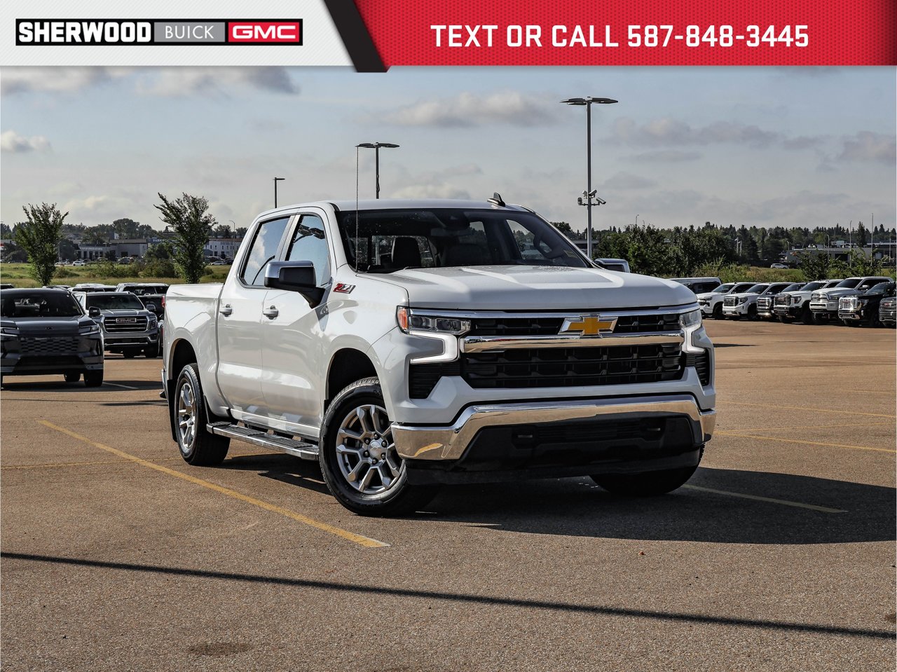 2023 Chevrolet Silverado 1500 4WD Crew Cab 147 LT White Sherwood Park - photo #0