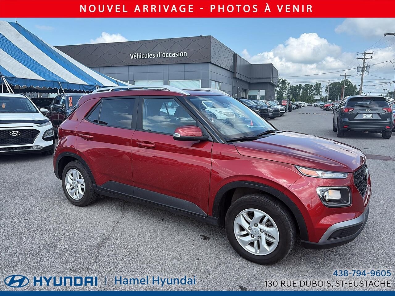 Hyundai Venue 2023 Rouge Saint-Eustache - photo #0