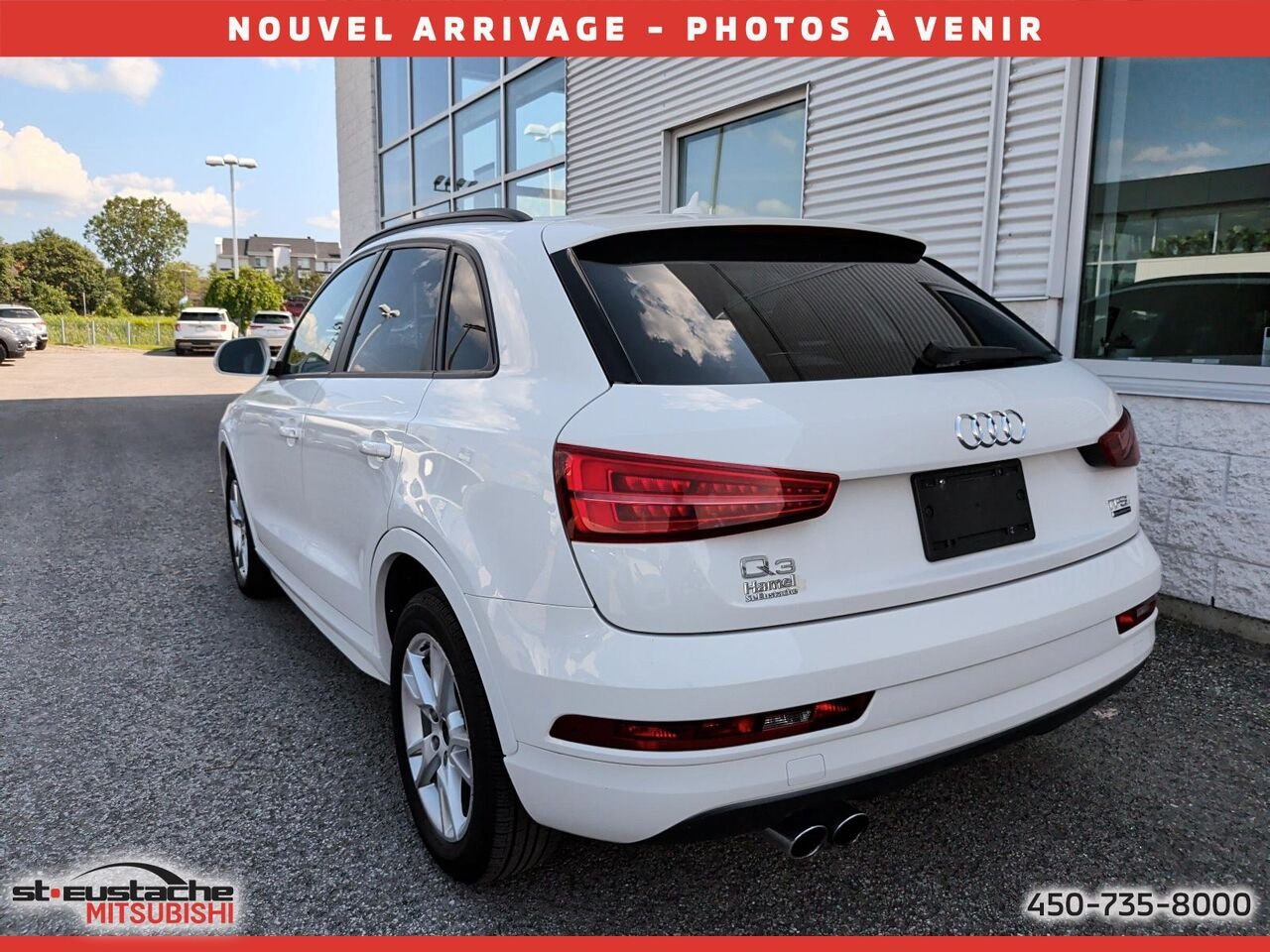 Audi Q3 2018 Blanc Saint-Eustache - photo #1