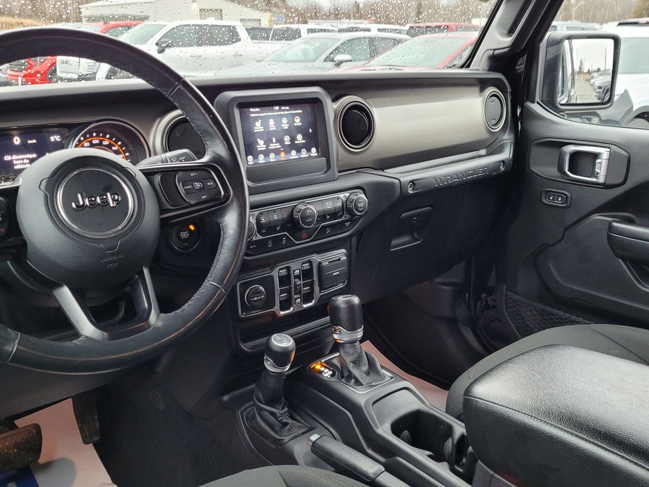 Jeep Wrangler Unlimited Sport 2018 Noir Rouyn-Noranda - photo #23