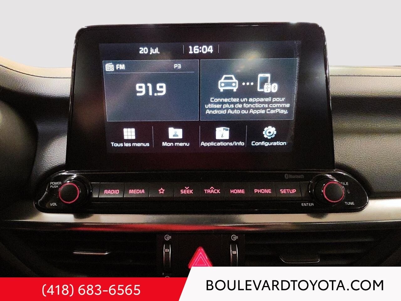 Kia Forte 97844A-86 | EX 2020 Rouge Québec - photo #11