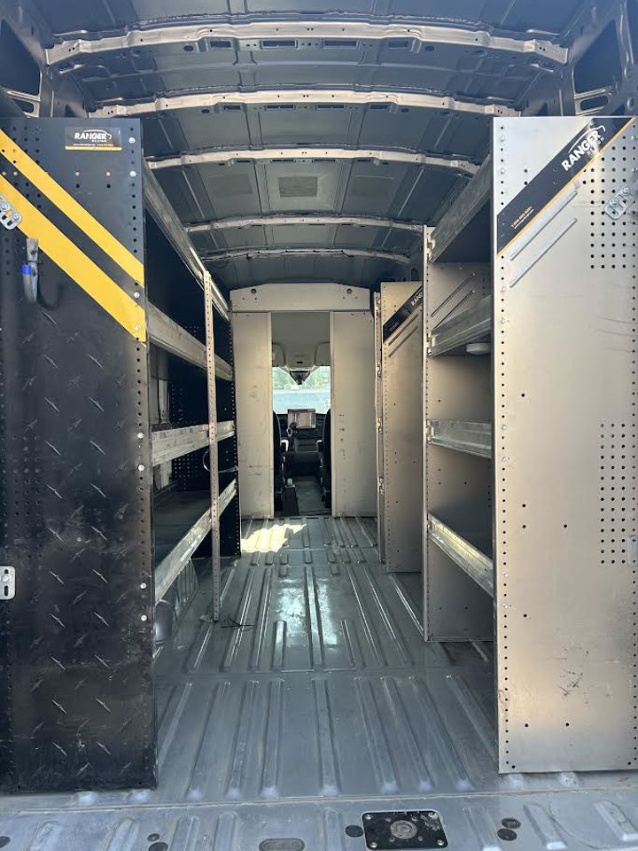 2024 Ford Transit Cargo Van T-350 HD 148 EL Hi Rf 9950 GVWR DRW AWD Grey Sherwood Park - photo #6