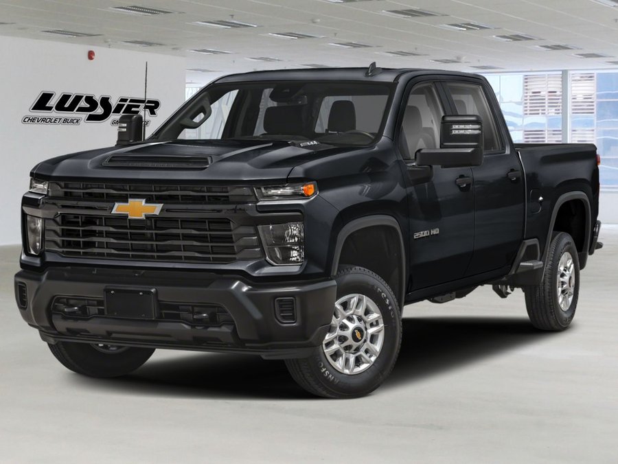 Chevrolet Silverado 2500HD Custom cabine multiplace 4RM 159 po 2026 Noir