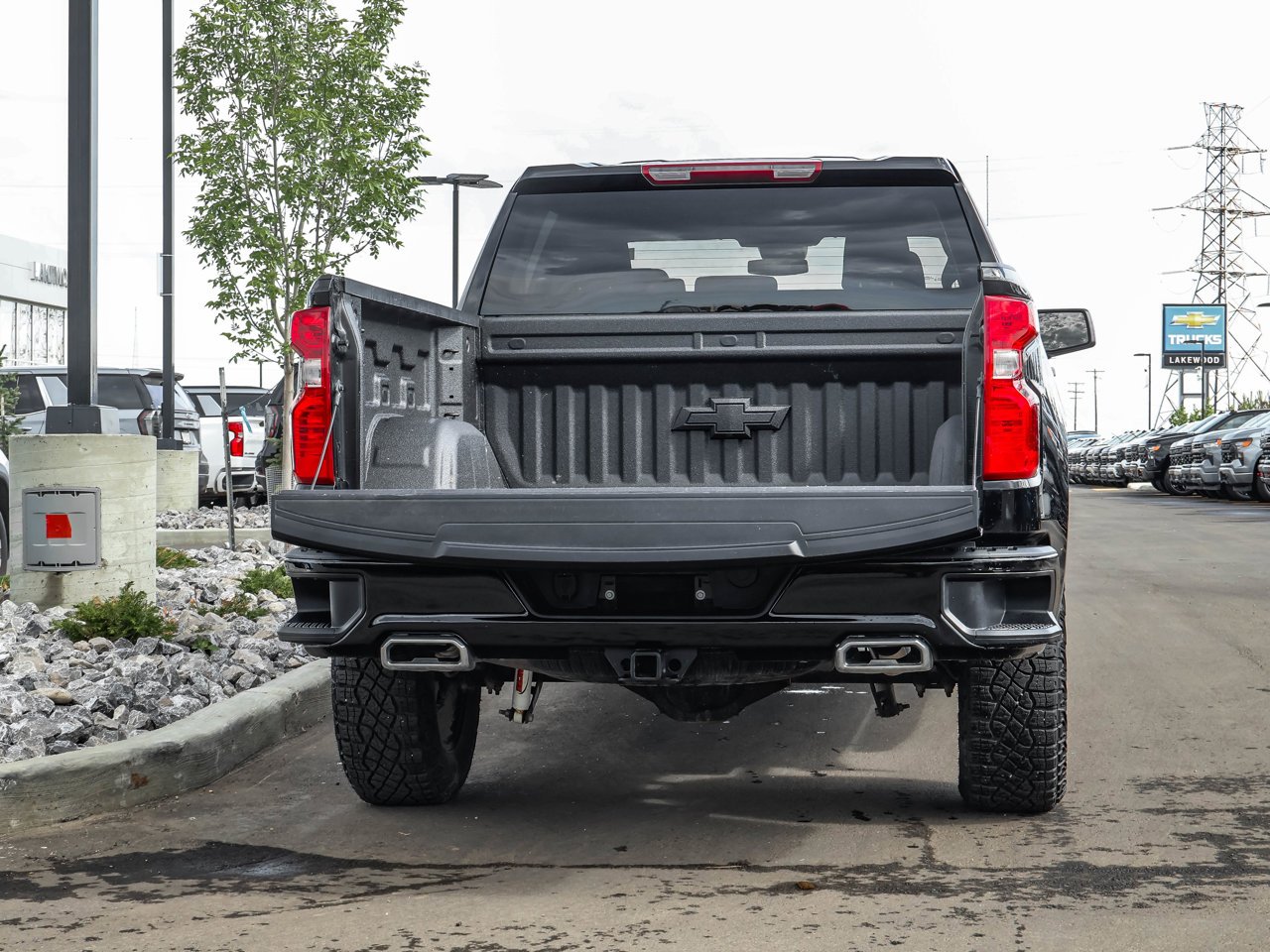 2024 Chevrolet Silverado 1500 4WD Crew Cab 147 Custom Trail Boss Black Sherwood Park - photo #8