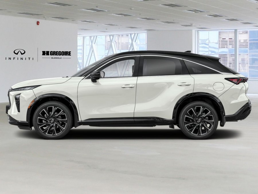 2027 INFINITI QX65 2027 Radiant White/Black Obsidian