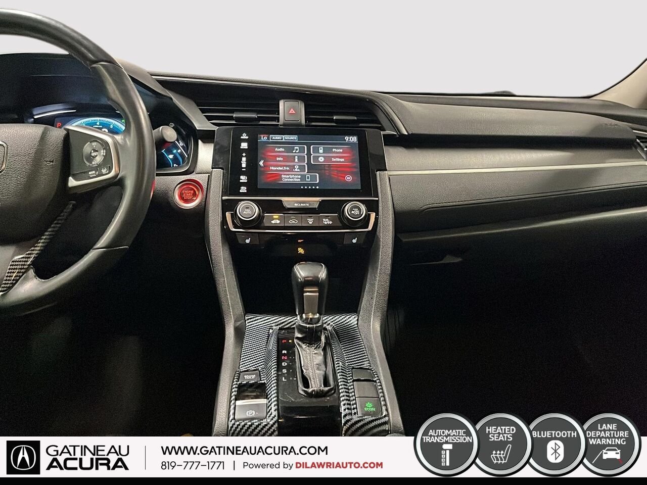 2018 Honda Civic SE Black Gatineau - photo #23